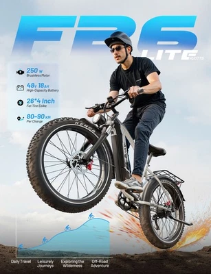 DUOTTS F26 Lite 750VV 26"Offroad E-Mountainbike 48V/18AH für Erwachsene EU SPOT