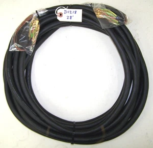 Unused 28 Foot Mogami 3163 12-Pair AES Cable, Elco pins both ends D1218. M12 - Picture 1 of 1