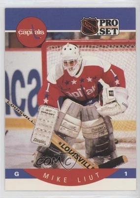 1990-91 Pro Set Mike Liut #316 - Image 1 of 2