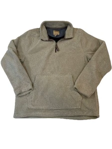 Field & Stream Sherpa Fleece 1/4 Zip Pullover Kangaroo Pocket Men’s Size Large - Picture 1 of 6