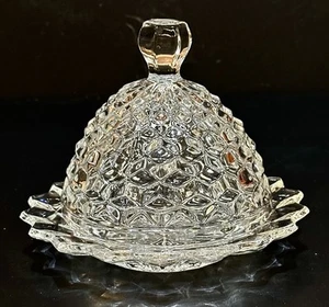 Vintage Fostoria Dome Butter Dish - Picture 1 of 6
