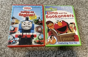 Calling All Engines and Elmo and the Bookaneers DVDs (Used) - Picture 1 of 4