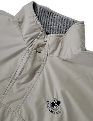 Pullover de golf Ashworth Weather Systems Shacket manga corta para hombre talla XLarge bronceado Foto 1 de 4