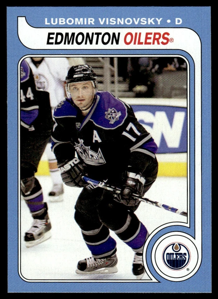 2008-09 O-Pee-Chee 1979-80 Retro Lubomir Visnovsky Edmonton Oilers #288 - Image 1 of 2