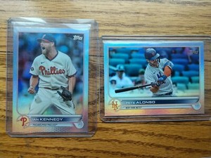 Lot (12) 2022 Topps Series 1 SP Rainbow Foil Parallel w/Pete Alonso Ian Kennedy