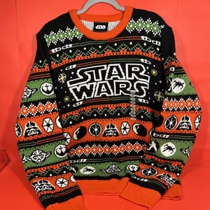 Star Wars Ugly Christmas Sweater. Black - Size Adult XXL - Picture 1 of 5