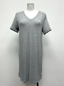 Ex M&S Body SOFT Feel V-Ausschnitt geripptes Nachtkleid mit Spitzendetail Größen 6-22 - Bild 1 von 10