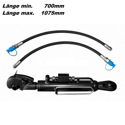 UZMAN-HYDRAULISCHER OBERLENKER Manillar superior hidráulico Kat2 accesorio 2x manguera hidráulica tractor eficiencia