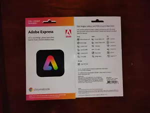 Adobe Express Premium 1 Year- Physical Copy - Picture 1 of 1