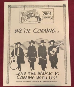 2004 Tombstone Western Music Festival Program โ 28 Pages โ Belinda Gail + More - Picture 1 of 7