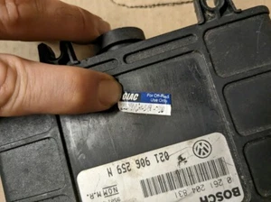 VW 1998-1999 2.8 VR6 ECU Golf Jetta 021906259N comes as pictured OBD2 Volkswagen - Picture 1 of 5