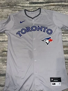 2023 Prototype Nike Authentic Toronto Blue Jays Gray Baseball Jersey Sz 44 Conv - Picture 1 of 10