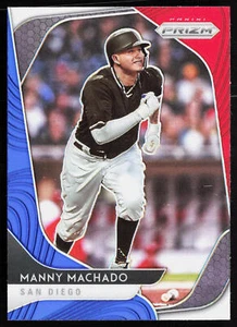 2020 Panini Prizm Red, White and Blue Prizm Manny Machado #76 San Diego Padres - Picture 1 of 2