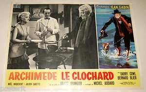 fotobusta film ARCHIMEDE LE CLOCHARD Jean Gabin Gilles Grangier 1959 #6 - Foto 1 di 1
