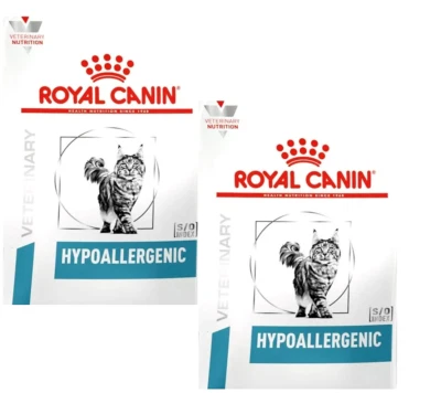 2 x 4,5 kg Royal Canin Hypoallergenic (€ 14,29/kg) für Katzen Veterinary Feline