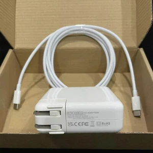87W USB C Power Adapter Charger for Macbook Pro 15" A1707 A1919 A1990 +Cord - Picture 1 of 4