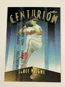 Jaret Wright 1998 Topps Finest Centurion SP Card 126/500 Cleveland Indians Star - Picture 1 of 3