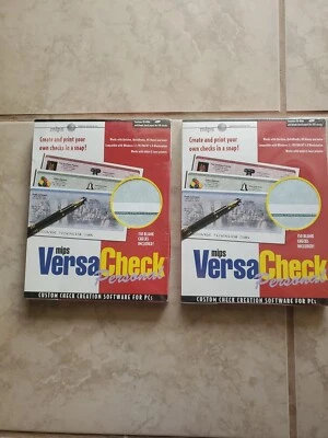 NEW SEALED Mips VersaCheck Personal Custom Check Creation Software w/150 Blanks - Image 1 of 2