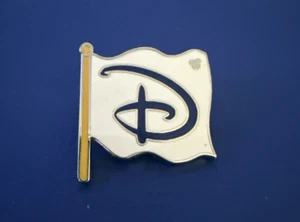 Disney 2009 Trading Pin D Disney White Flag Hidden Mickey #5 Of 5 - Picture 1 of 2