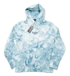 Polo Sport Ralph Lauren Men's Light Navy Cloud Wash Fleece Pullover Hoodie - Picture 1 of 3