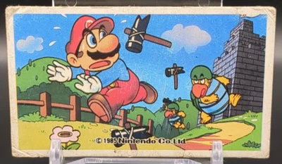MARIO Hammer Bro SUPER MARIO BROS Card Menko 1985 Nintendo Vintage Japan A3 - Image 1 of 4