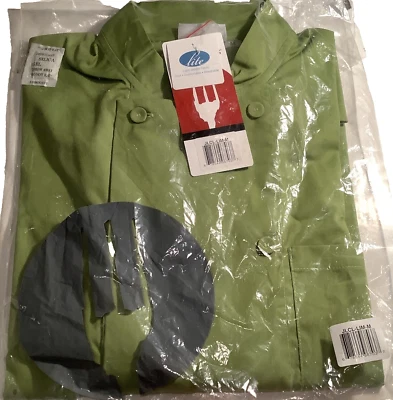 Chef Works Unisex Chefs Jacket-Double Breasted w/Cloth Covered Buttons-Spearmint - Image 1 of 4