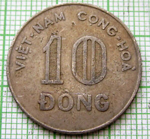 SOUTH VIETNAM 1964 10 DONG, RICE STALKS - 1 coin - SOUTH VIETNAM 1964 10 DONG