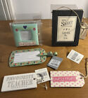 JOBLOT Gisela Graham Frame, Key Ring, Luggage Label & Plaque From East Of India