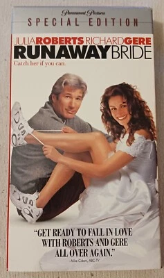 Runaway Bride Special Edition VHS Julia Roberts Richard Gere - TESTED - Image 1 of 4