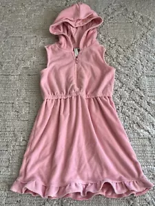 Girl's JANIE & JACK Size 5 Light Pink Terry Swim Cover-Up - Picture 1 of 2