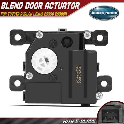 HVAC Air Door Actuator w/ 5-Blade for Toyota Avalon 2013-2018 Lexus ES350 ES300h - Image 1 of 4
