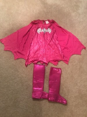 Девочек Бэтмен розовый Batgirl костюм Хэллоуин размер молодежи средний - Изображение 1 из 2