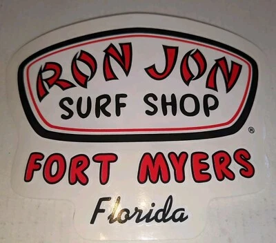 NEW Ron Jon Surf Shop FORT MYERS Sticker Decal