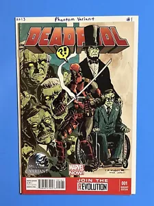 Deadpool #1 (variante fantasma) Marvel 2013 CP WILSON solo 3000 copie - Foto 1 di 9