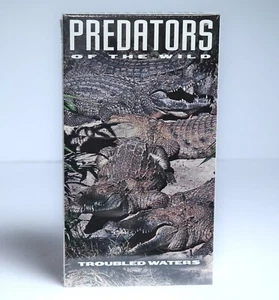 PREDATORS OF THE WILD-TROUBLED WATERS-VHS *SEALED* - Picture 1 of 2