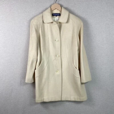 Chaquetón vintage Herman Kay para mujer mezcla de lana talla 8 dinero antiguo niña limpia preppy Foto 1 de 4