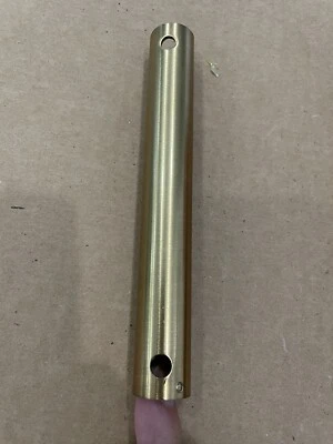 Ceiling Fan Downrod Brushed Brass,6” Non Threaded Ends. 1/2” Internal Diameter - Image 1 of 2