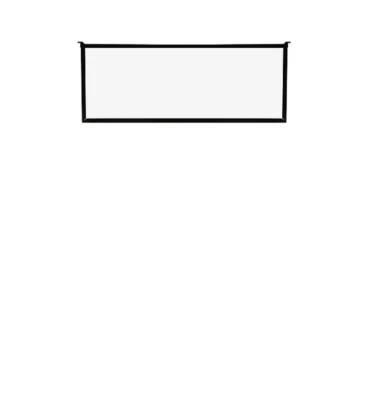 Deer Blind Window 36" x 16" Aluminum Frame, Tempered Glass w/Mounting Hardware - Image 1 of 4