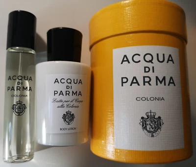 ACQUA DI PARMA COLONIA GIFT SET EAU DE COLOGNE 12ML & 40ML BODY LOTION BOXED