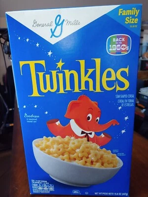 3 Twinkles Cereal 1961 Reissue General Mills 15.8 oz Box Family Size New Walmart - Image 1 of 4