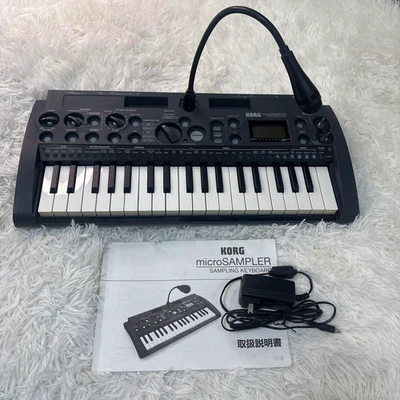 Korg MS1 microSAMPLER Sampling Keyboard w/ mic power supply Music instruments - Image 1 of 4