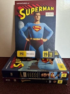 Adventures of Superman : Season 1 -4 (DVD, 1952) Region 4 - Picture 1 of 2