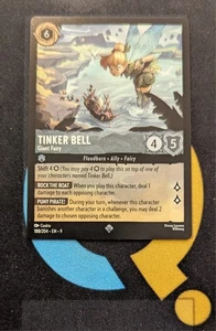 Tinker Bell - Giant Fairy 188/204 Fabled Super Rare Disney Lorcana - Picture 1 of 3