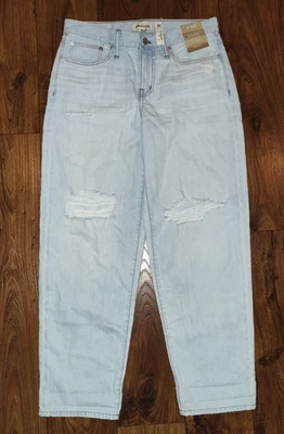 NEW Madewell The Slouchy Boyjean Boy Jean Womens Distress Jeans 26 X 28 - Image 1 of 4
