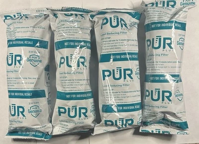 NEW PUR PLUS Lead Reduction Water Filter 4 Pack PPF951K1 NSF Pitcher Dispenser - Image 1 of 4