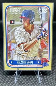 2024 Onyx Vintage Extended #OVMAMO Malcolm Moore Gold /150 - Picture 1 of 3