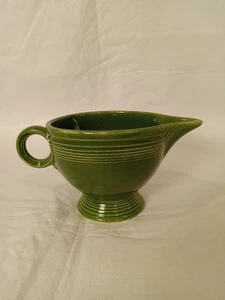 Fiesta Ware Creamer Light Green Homer Laughlin Ceramic O Ring Handle D10 - Picture 1 of 6