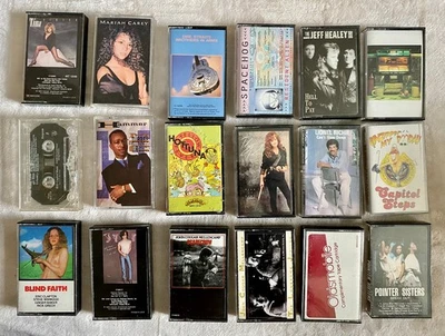 CASSETTE TAPES! YOU PICK! $2.00 and UP! Rock/80's/90's/Funk/Soul/ETC.. Foto 1 de 4