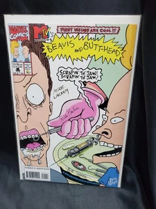 BEAVIS AND BUTTHEAD SIGNED by Mike Ride and Bob COMIC BOOK #1 MTV MARVEL COA #1 - Picture 1 of 7