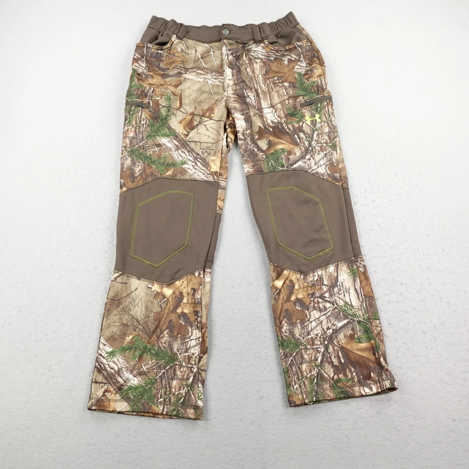 Under Armour Pants Mens XL Realtree Xtra Camo Scent Control Hunting Fleece Lined - Image 1 of 4